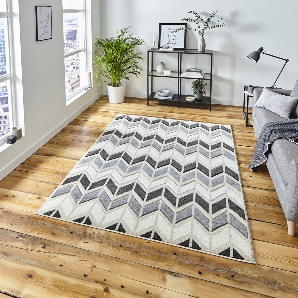 Matrix Rugs MT24 in Grey Beige